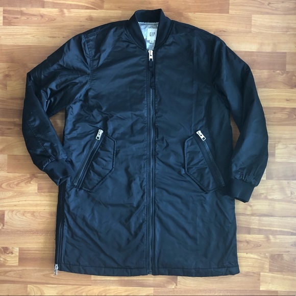 gap longline bomber jacket